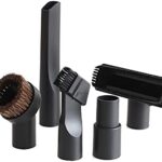 BUYSK Vacuum nozzle and brush attachment kit – 32mm – Black