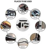 BUYSK Vacuum nozzle and brush attachment kit – 32mm – Black - Image 7