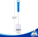 MR.SIGA Long Handle Bottle Brush, Non-Scratch Water Bottle Brush Cleaner – Blue - Image 2