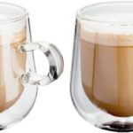 Double-wall glass coffee cups – 1 Pack (2 Glasses) – Transparent – 275 ml