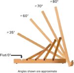 Adjustable desktop drawing board – 42cm – Natural - Image 5