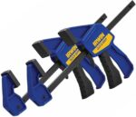 IRWIN Woodworking trigger clamp – Blue – 2-pack