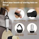 GOEDEKE Luggage hat carrying clips – Black&khaki - Image 4
