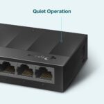 TP-Link LS1005G 5-Port Gigabit Network Switch – Matte Black - Image 3