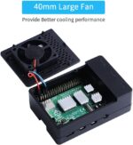 GeeekPi Single-board computer cooling case – 4 Case – Black - Image 4