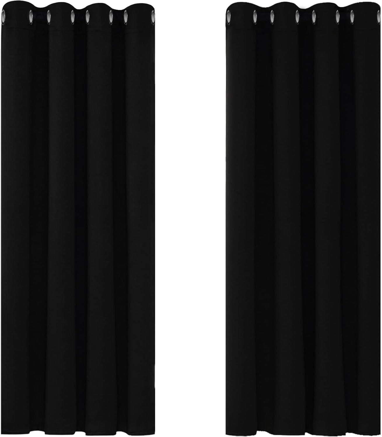 Deconovo Blackout curtain pair – 2, W 46" x L 54" (2 Panels), 2-pack Deconovo Blackout curtain pair – 2 – W 46" x L 54" (2 Panels) – 2-pack - Image 1