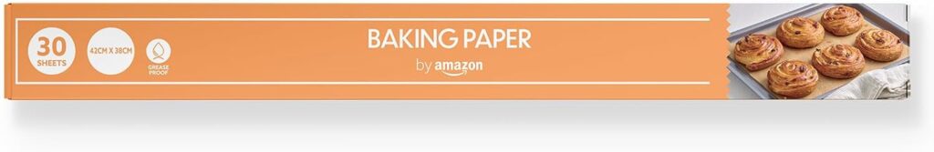 by Amazon Baking Paper 30 sheets 42 x 38cm 12.6m – 38 cm x 42 cm