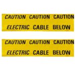 315 Supplies Buried electrical cable warning tape – 25 Metres – Yellow - Image 2
