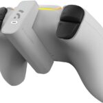 Remotto DualSense controller clip-on battery – White/Dark Grey Heather