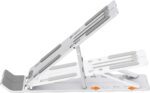 Amazon Basics Foldable 6-Angle Laptop Stand for 10–15.6-inch Devices, Silver - Image 4