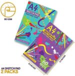 G4GADGET A4 artist sketchbook – WHITE – 2-pack - Image 2
