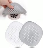 CCLKHY 2 Pcs Silicone Drain Protector with Sucker – Grey and White