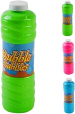 RAM ONLINE Bubble Mixture, 1 Litre with Wand, 1 Bottle – 15 cm – Multicolor - Image 2