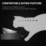 PETKIT Raised stainless-steel pet bowls – Black – 275 ml - Image 4