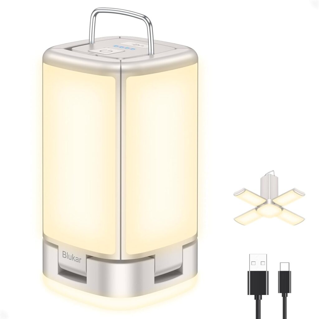 Blukar Rechargeable camping lantern – Warm Gray