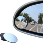 BEEWAY Round Frameless Adjustable Blind-Spot Mirrors, 2-pack – Small – multi-color