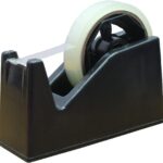 Weighted desktop tape dispenser