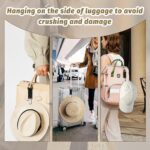 GOEDEKE Luggage hat carrying clips – Black&khaki - Image 6
