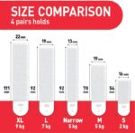 Command Interlocking picture-hanging strips – X-Large – White – 20-pack - Image 2