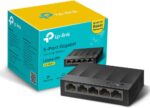 TP-Link LS1005G 5-Port Gigabit Network Switch – Matte Black