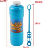 RAM ONLINE Bubble Mixture, 1 Litre with Wand, 1 Bottle – 15 cm – Multicolor - Image 5