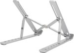 Amazon Basics Foldable 6-Angle Laptop Stand for 10–15.6-inch Devices, Silver - Image 3
