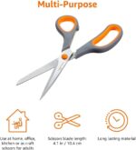 Amazon Basics stainless-steel utility scissors, 3 pack – Multicolor - Image 4
