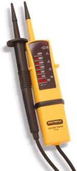 Martindale Two-pole voltage and continuity tester – Yellow