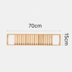 OHS Bamboo over-bath tray – Natural - Image 6