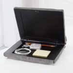 JML Pill-O-Pad Tablet Stand – Lap Cushion Holder for iPad – Dark Grey - Image 5