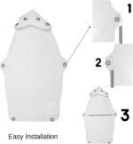 Protective iron soleplate shoe – Iron Shoe Cover – White - Image 2