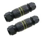 Malajess Waterproof inline electrical cable junctions – black