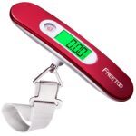 FREETOO Luggage Scale, 110 lb / 50 kg, Tare Function, Red