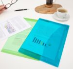 Rapesco 1665 ECO Recycled Popper Wallets, A4+, 10-pack – Assorted - Image 6