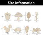 JFGDVW Wooden craft shape embellishments - Image 2