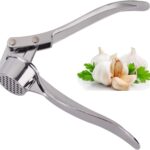 Jsdoin Professional Kitchen Garlic Press/Mincer/Crusher UK – Silver
