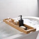 OHS Bamboo over-bath tray – Natural