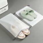 12 Pcs Shoe Bags for Travel Waterproof Dustproof Storage Bag – Transparent – 10-pack - Image 7