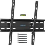 BONTEC TV Wall Bracket, Tilting TV Wall Mount for 23-60 Inch TVs – Black