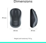 Logitech MK270 wireless keyboard and mouse, UK layout – Black - Image 10