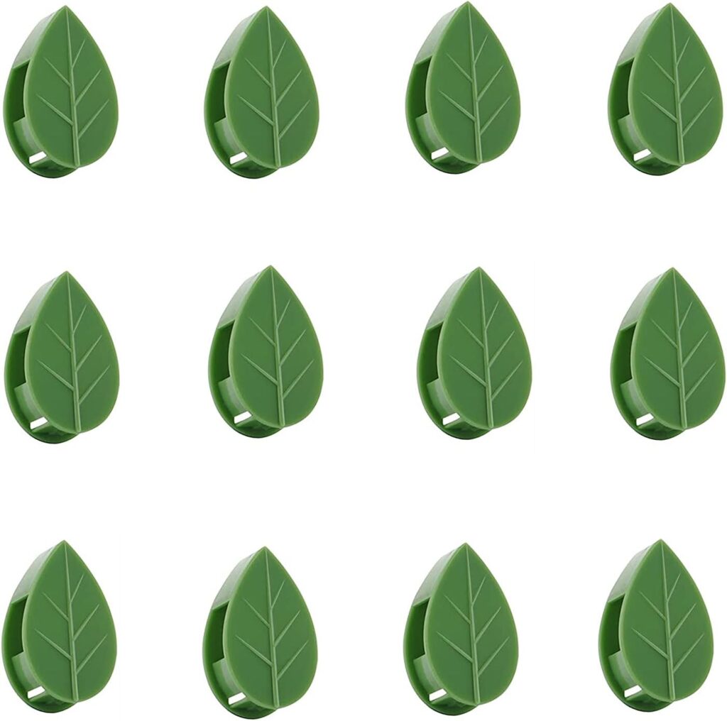 Adhesive vine guiding clips