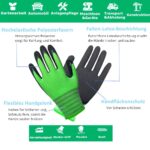 3 Pairs Gardening Gloves Superior Grip Work Gloves Durable Comfortable Breathable Multipurpose for Gardening – Tc901 – One Size – 3Pairs Medium - Image 8