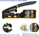 CHZHLM RJ45 network cable termination kit – Mini – Black Oxide - Image 4