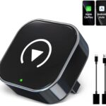 Wireless adapter for compatible wired CarPlay systems – Dark Gray