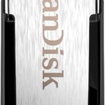 SanDisk Ultra Flair USB 3.0 Flash Drive, 128GB, Silver and Black