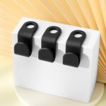 Cascading clothes-hanger connector hooks – One Size – Black – 60-pack - Image 2
