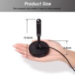 August DTA240B Portable Indoor TV Aerial With Magnetic Base & High Gain – Black - Image 4