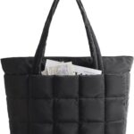 bagsmart Expandable travel shoulder tote – 1-black – 28 litres
