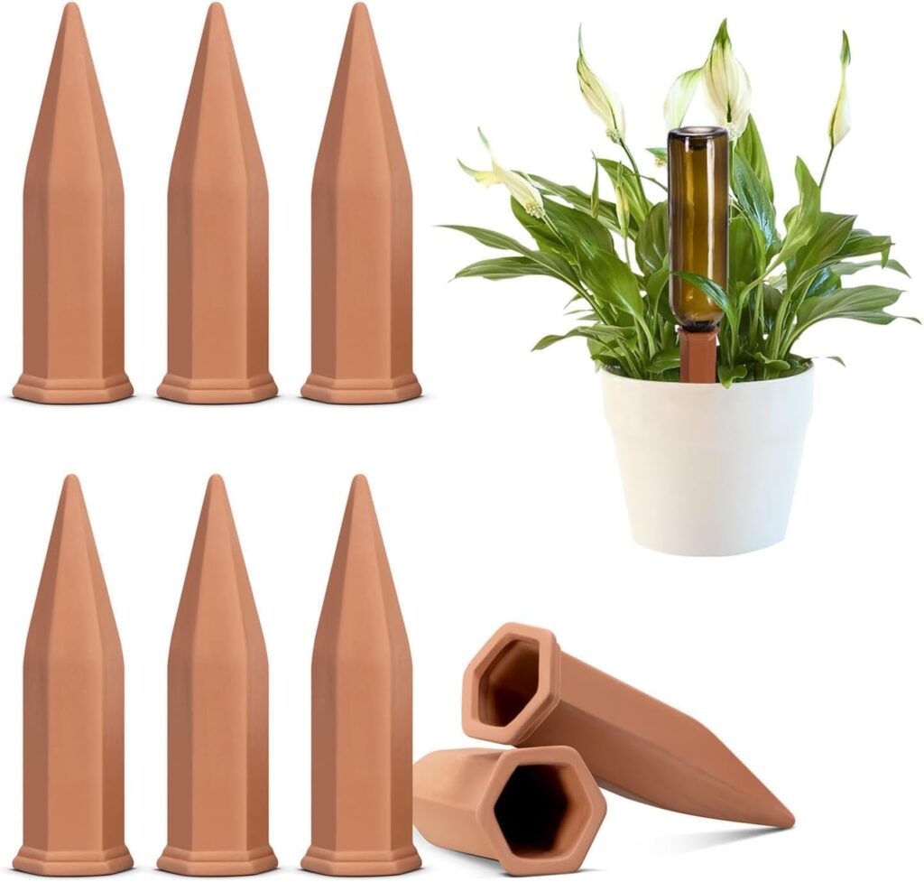 Artiwell Terracotta Watering SpikesPlant Self-Watering Devices