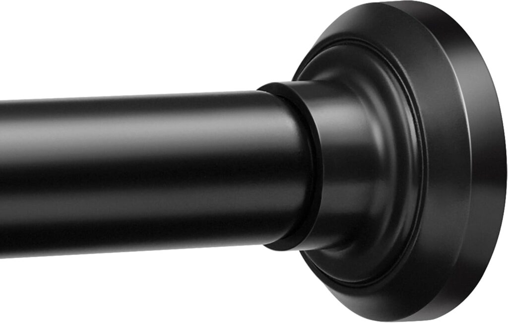 ENJOYBASICS No-drill telescopic shower rod – Black